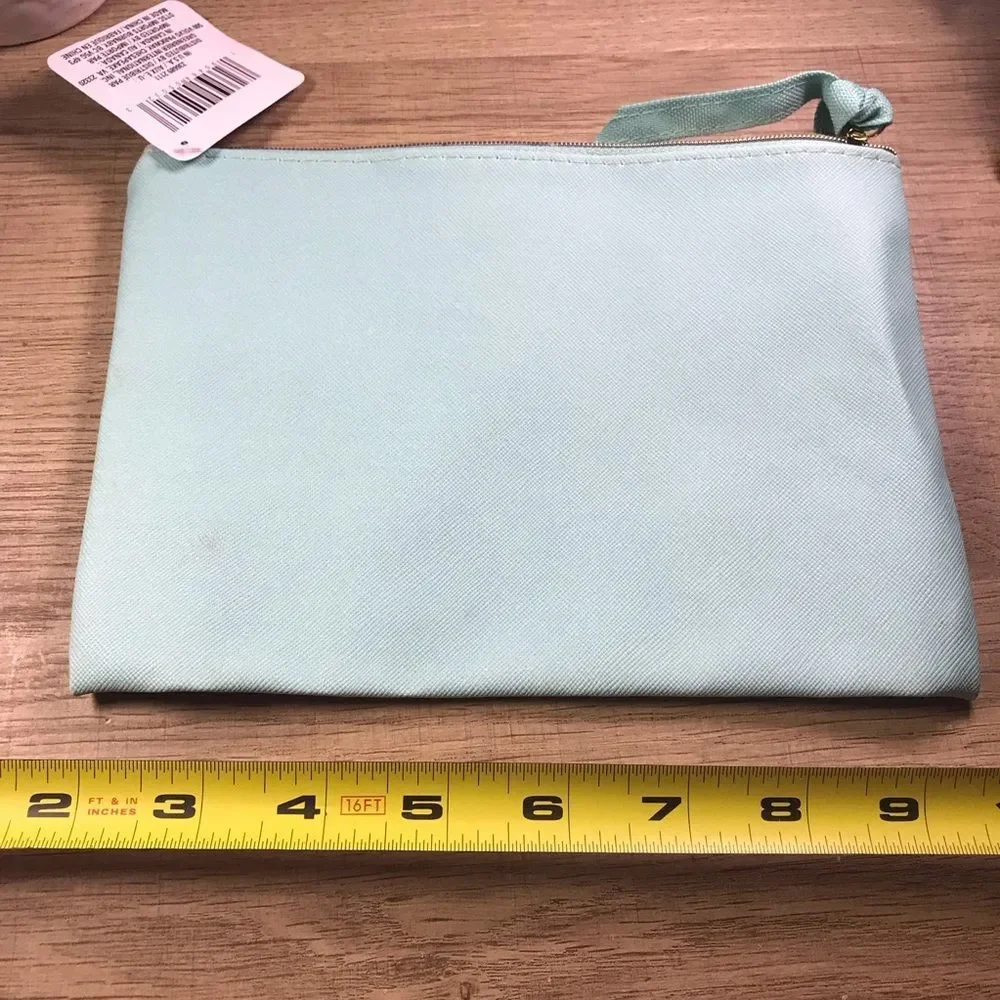 Mint Green 'Oh My Stars' Cosmetic Bag